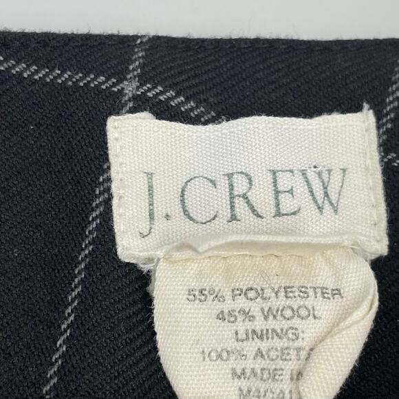 J. CREW Wool Blend Windowpane Slim Pants Sz 2P - Picture 5 of 7